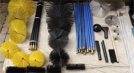 Chimney Sweeping Equipment